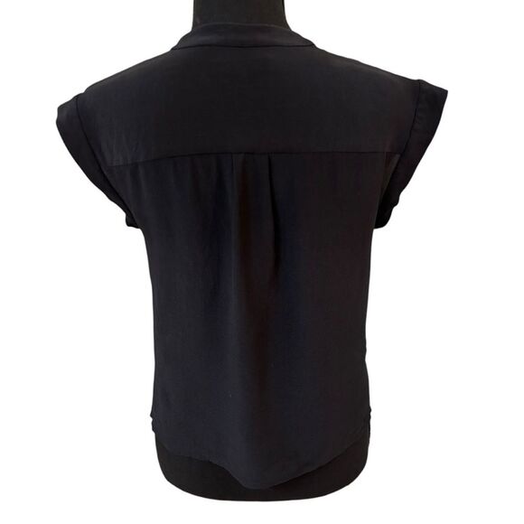 Madewell 100% silk XXS button down blouse Black - Picture 2 of 3